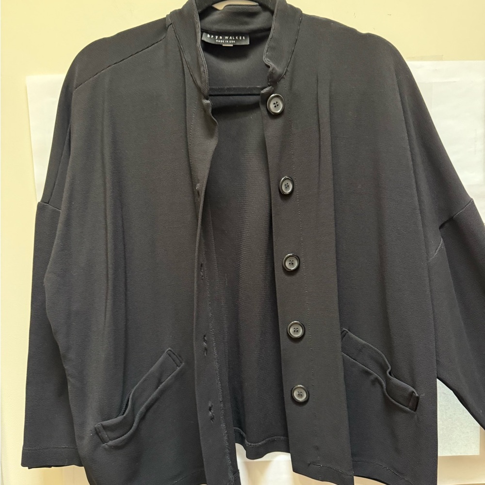 bryn Walker Classic Black Jacket Size S
